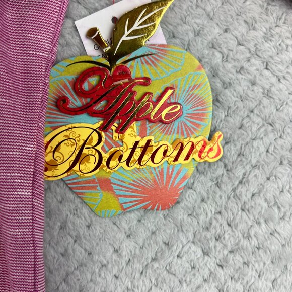 Vintage Apple Bottom Womens Bodycon Dress Pink Cold Shoulder Sz Med Y2K - Picture 4 of 15